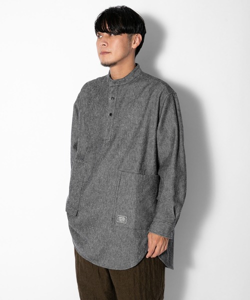 Snow Peak（スノーピーク）の「Camping Flannel Utility Pullover（シャツ/ブラウス・メンズ・ブラウン/ブラック・X-LARGE/LARGE/1/MEDIUM/SMALL）」の8枚目の写真