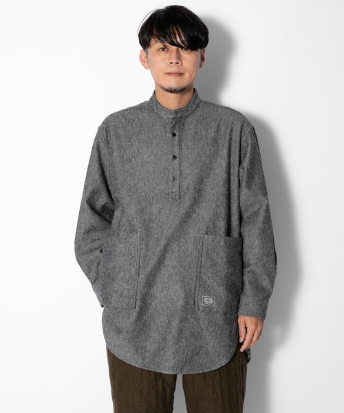 Snow Peak（スノーピーク）の「Camping Flannel Utility Pullover（シャツ/ブラウス・メンズ・ブラウン/ブラック・X-LARGE/LARGE/1/MEDIUM/SMALL）」の7枚目の写真