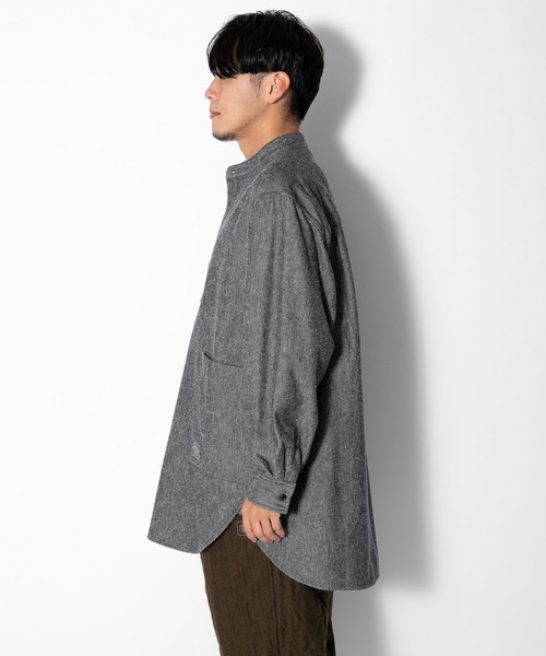 Snow Peak（スノーピーク）の「Camping Flannel Utility Pullover（シャツ/ブラウス・メンズ・ブラウン/ブラック・X-LARGE/LARGE/1/MEDIUM/SMALL）」の6枚目の写真