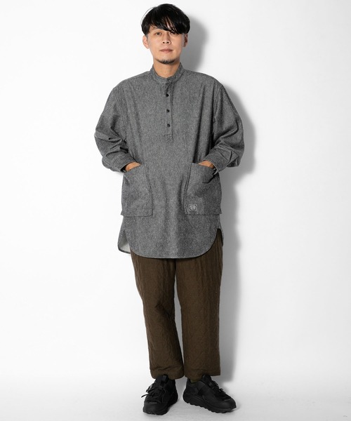 Snow Peak（スノーピーク）の「Camping Flannel Utility Pullover（シャツ/ブラウス・メンズ・ブラウン/ブラック・X-LARGE/LARGE/1/MEDIUM/SMALL）」の10枚目の写真