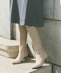 ◆ポインテッドトゥロングブーツ