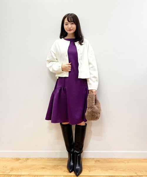 index(インデックス)の「◆ポインテッドトゥロングブーツ(ブーツ・レディース・ベージュ/ブラック・02/03)」の13枚目の写真