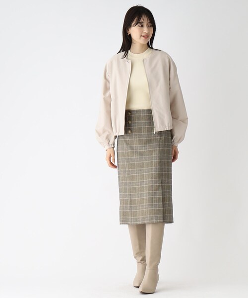 index(インデックス)の「◆ポインテッドトゥロングブーツ(ブーツ・レディース・ベージュ/ブラック・02/03)」の15枚目の写真