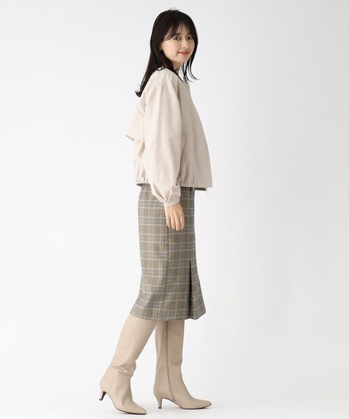 index(インデックス)の「◆ポインテッドトゥロングブーツ(ブーツ・レディース・ベージュ/ブラック・02/03)」の16枚目の写真