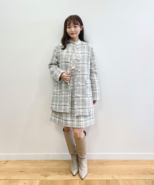 index(インデックス)の「◆ポインテッドトゥロングブーツ(ブーツ・レディース・ベージュ/ブラック・02/03)」の19枚目の写真