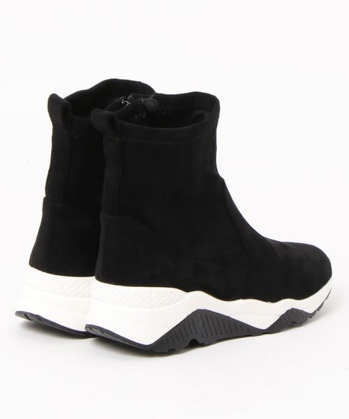 JELLY BEANS（ジェリービーンズ）の「ストレッチスニーカーブーツ(217-60207)JELLY BEANS(ジェリービーンズ)（ブーツ・レディース・スモークピンク/グレー/ブラック系・M/L/S）」の6枚目の写真