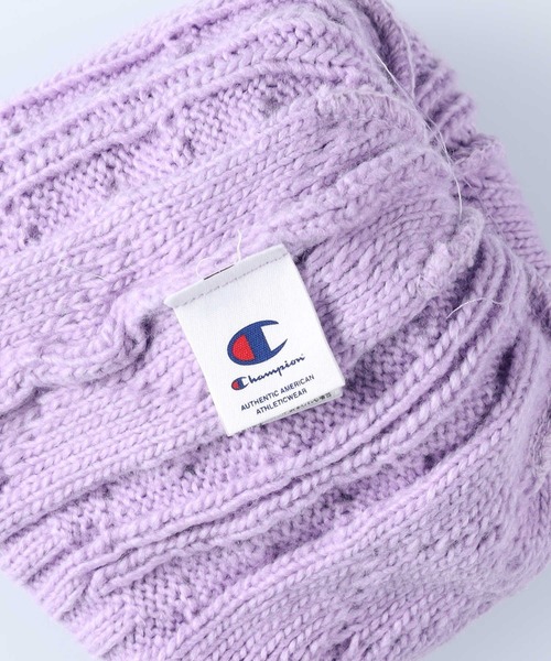 Champion(チャンピオン)の「【Champion】ケーブルワッチ(ニットキャップ/ビーニー・キッズ・ブラック/ベージュ/パープル・フリー)」の5枚目の写真