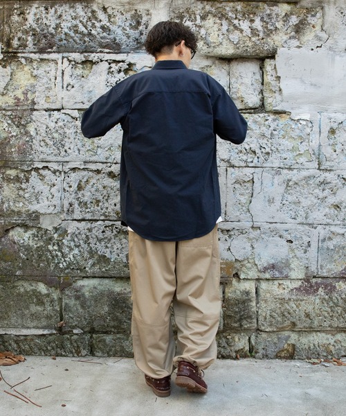 PUBLUX（パブリュクス）の「【PUBLUX/パブリュクス】リラックスワイドオックスBDシャツ（シャツ/ブラウス・メンズ・ブルー/ネイビー/ホワイト/ピンク・マルチサイズ）」の10枚目の写真