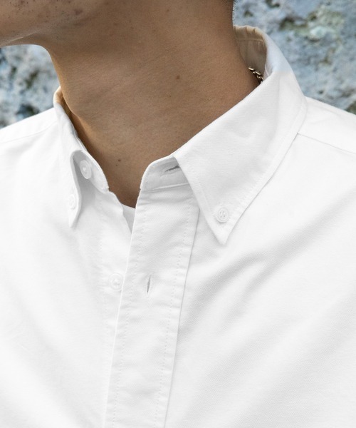 PUBLUX（パブリュクス）の「【PUBLUX/パブリュクス】リラックスワイドオックスBDシャツ（シャツ/ブラウス・メンズ・ブルー/ネイビー/ホワイト/ピンク・マルチサイズ）」の17枚目の写真