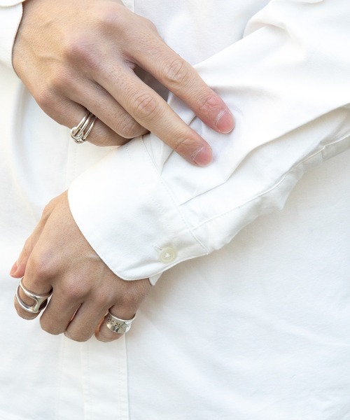 PUBLUX（パブリュクス）の「【PUBLUX/パブリュクス】リラックスワイドオックスBDシャツ（シャツ/ブラウス・メンズ・ブルー/ネイビー/ホワイト/ピンク・マルチサイズ）」の20枚目の写真