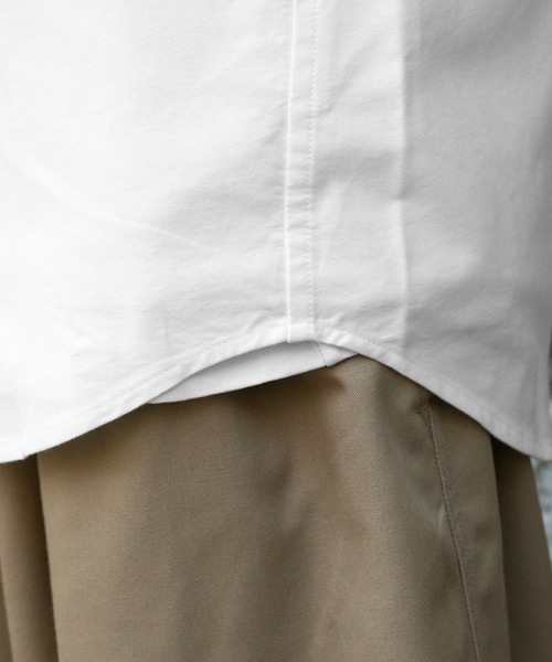 PUBLUX（パブリュクス）の「【PUBLUX/パブリュクス】リラックスワイドオックスBDシャツ（シャツ/ブラウス・メンズ・ブルー/ネイビー/ホワイト/ピンク・マルチサイズ）」の21枚目の写真