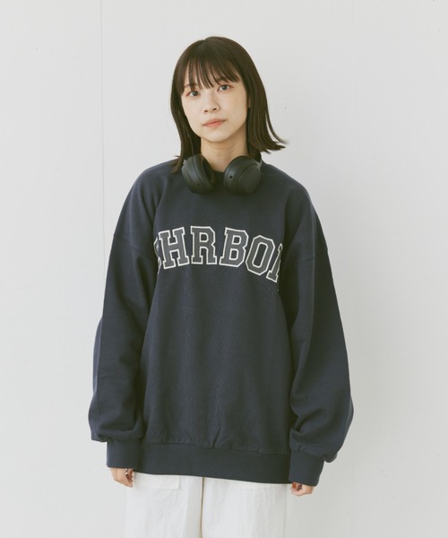 Acka loose sweat ルーズスウェット トレーナー グレー Acka loose sweat ルーズスウェット トレーナー グレー