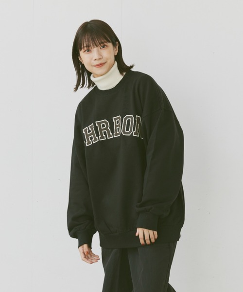 トレーナー スウェット COLLEGE LOGO SWEAT レディース トレーナー スウェット COLLEGE LOGO SWEAT レディース