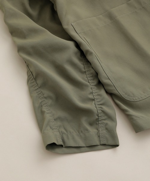NANO universe（ナノユニバース）の「LB.03/KOMATSU ポリオックスパッカリングジャケット（テーラードジャケット・メンズ・カーキ/モカ・S/M/L）」の7枚目の写真