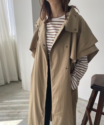 210nouve | スリーブレストレンチコート(トレンチコート)