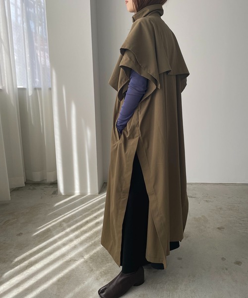 210nouve（トゥージュヌーブ）の「スリーブレストレンチコート（トレンチコート・レディース・ベージュ/アイボリー/オリーブ/ブラック・FREE）」の7枚目の写真