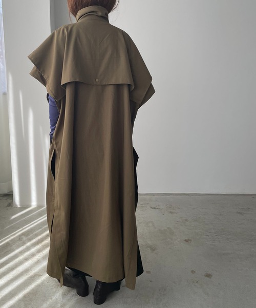 210nouve（トゥージュヌーブ）の「スリーブレストレンチコート（トレンチコート・レディース・ベージュ/アイボリー/オリーブ/ブラック・FREE）」の8枚目の写真