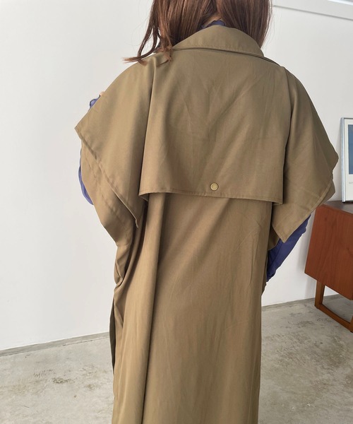 210nouve（トゥージュヌーブ）の「スリーブレストレンチコート（トレンチコート・レディース・ベージュ/アイボリー/オリーブ/ブラック・FREE）」の13枚目の写真