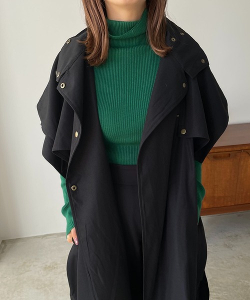 210nouve（トゥージュヌーブ）の「スリーブレストレンチコート（トレンチコート・レディース・ベージュ/アイボリー/オリーブ/ブラック・FREE）」の19枚目の写真