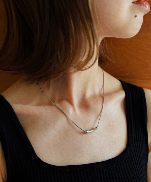 styiro（スタイロ）の「金属アレルギー対応 メタルチューブネックレス（ネックレス・レディース・ゴールド/シルバー・FREE）」の14枚目の写真
