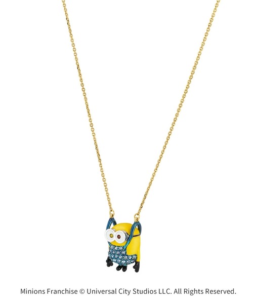 VENDOME BOUTIQUE(ヴァンドームブティック)の「「ミニオン コレクション」 ペンダント・ハンカチセット(ネックレス・レディース・イエロー・55cm)」の2枚目の写真