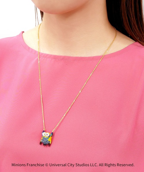 VENDOME BOUTIQUE(ヴァンドームブティック)の「「ミニオン コレクション」 ペンダント・ハンカチセット(ネックレス・レディース・イエロー・55cm)」の5枚目の写真