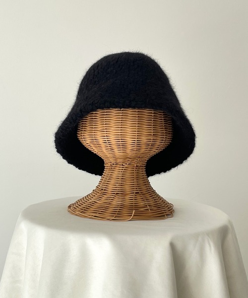 CANAL JEAN（キャナルジーン）の「El mar(エルマール) ボアバケットハット（ハット・レディース・アイボリー/ブルー/ブラウン/ブラック・ONE SIZE）」の12枚目の写真