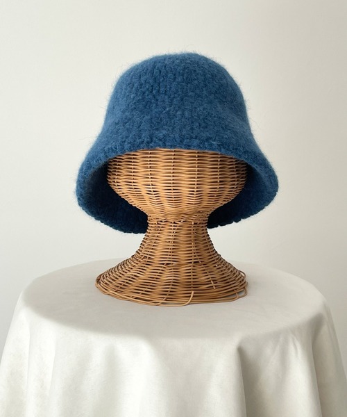 CANAL JEAN（キャナルジーン）の「El mar(エルマール) ボアバケットハット（ハット・レディース・アイボリー/ブルー/ブラウン/ブラック・ONE SIZE）」の11枚目の写真