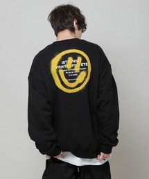 トレーナー スウェット 「UNISEX」ISTKUNST／ロゴスマイリープルオーバー（裏起毛）　2168682 レディース メンズ ISTKUNST｜イストクンストのスウェット通販 - ZOZOTOWN