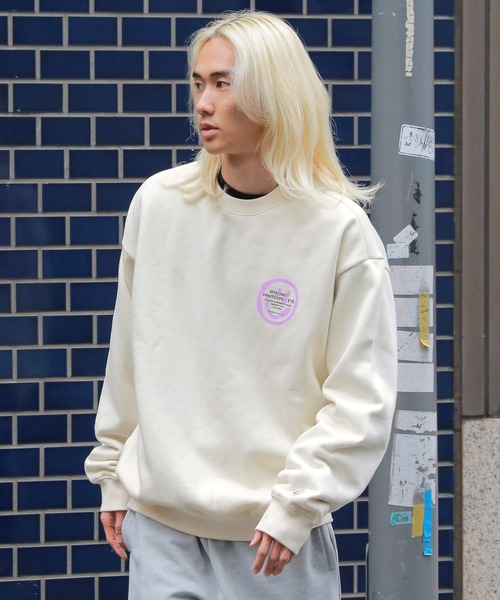 【セール】【UNISEX】ISTKUNST／ロゴスマイリープルオーバー（裏起毛） 2168682（スウェット）｜ISTKUNST（イストクンスト）