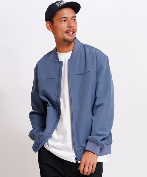 GIORDANO（ジョルダーノ）の「[ GIORDANO ] ソフトシェルブルゾン | 撥水/ストレッチ/防風/裏地フリース  (ユニセックス)（ブルゾン・レディース・ブラック/ブルー・MEDIUM/LARGE/X-LARGE）」の18枚目の写真