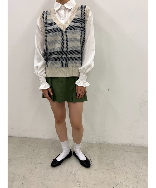 PHILLY（フィリー）の「チェックベストSETシャツ（ベスト・レディース・アイボリー/ブラック・FREE）」の19枚目の写真