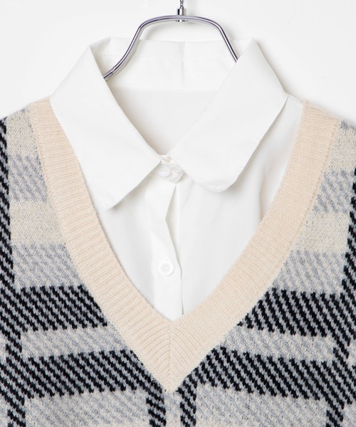 PHILLY（フィリー）の「チェックベストSETシャツ（ベスト・レディース・アイボリー/ブラック・FREE）」の20枚目の写真