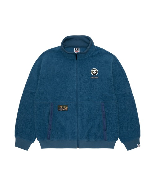 AAPE BY A BATHING APE（エーエイプバイアベイシングエイプ）の「AAPE NOW BOA FLEECE（その他トップス・メンズ・ブラック/ブルー系その他・SMALL/MEDIUM/LARGE/X-LARGE/XX-LARGE）」の2枚目の写真
