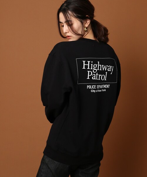 GOOD ROCK SPEED（グッドロックスピード）の「◆GOOD ROCK SPEED(グッドロックスピード) 別注 HighwayPatrol スウェット（スウェット・レディース・ブラック/ライトグレー・00）」の12枚目の写真