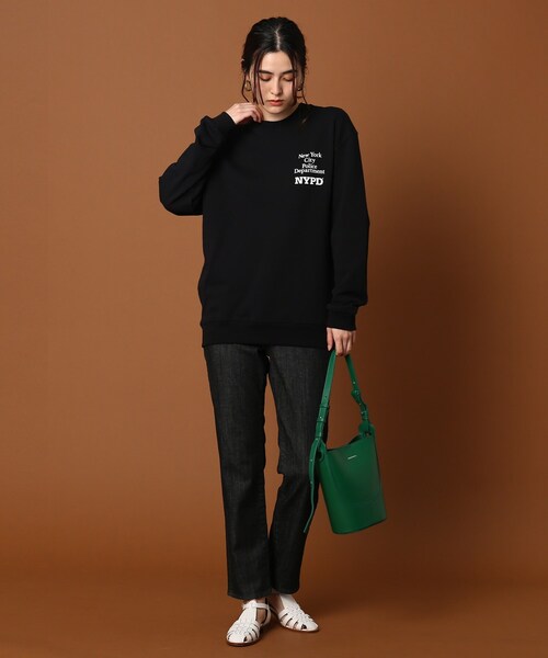 GOOD ROCK SPEED（グッドロックスピード）の「◆GOOD ROCK SPEED(グッドロックスピード) 別注 HighwayPatrol スウェット（スウェット・レディース・ブラック/ライトグレー・00）」の21枚目の写真