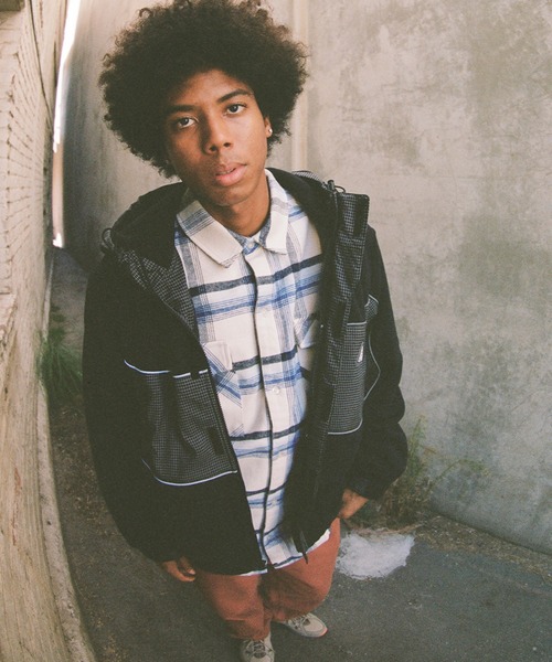 HUF（ハフ）の「SORRENTO FLANNEL SHIRT / HUF フランネルシャツ（シャツ/ブラウス・メンズ・チョコ/ナチュラル・SMALL/MEDIUM/LARGE/X-LARGE/XX-LARGE）」の11枚目の写真