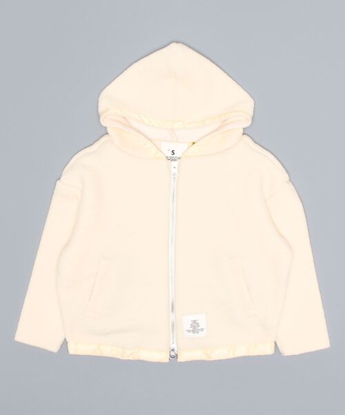 Smoothy(スムージー)の「SMOOTHY Boa Fleece Zip parka / スムージー ボアフリースジップパーカー(パーカー・キッズ・モカ/ブラック/アイボリー・SMALL/LARGE/MEDIUM/X-LARGE)」の11枚目の写真