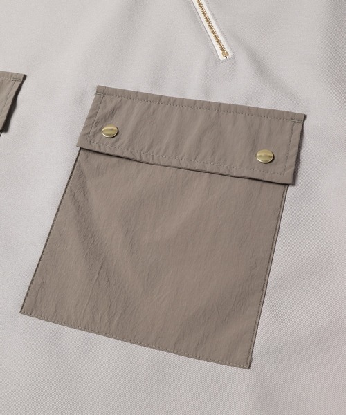 CULLNI(クルニ)の「23-SS-018 / Chambray Twill Military Pocket Tee(Tシャツ/カットソー・メンズ・ライトグレー/グリーン/ブラック/ピンクベージュ・2/1/0)」の22枚目の写真