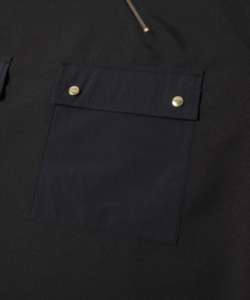 CULLNI(クルニ)の「23-SS-018 / Chambray Twill Military Pocket Tee(Tシャツ/カットソー・メンズ・ライトグレー/グリーン/ブラック/ピンクベージュ・2/1/0)」の12枚目の写真