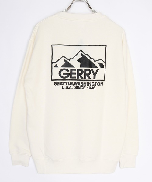 GERRY（ジェリー）の「GERRY オーバーサイズ 裏毛 スウェットシャツ（スウェット・メンズ・ブラック/カーキ/ブルー/アイボリー/ホワイト系その他/ブルー系その他/アッシュグレー/ブラック系その他/グレー系その他2/ブルー系その他2/ネイビー/ダークグレー/グレー系その他/グレー系その他3・LL/M/L）」の2枚目の写真