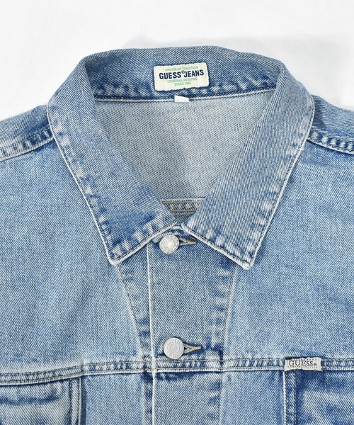 Guess（ゲス）の「【ヴィンテージ古着】90s GUESS/ゲス デニムジャケット USA製（デニムジャケット・メンズ・ブルー・X-LARGE）」の4枚目の写真