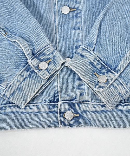 Guess（ゲス）の「【ヴィンテージ古着】90s GUESS/ゲス デニムジャケット USA製（デニムジャケット・メンズ・ブルー・X-LARGE）」の8枚目の写真