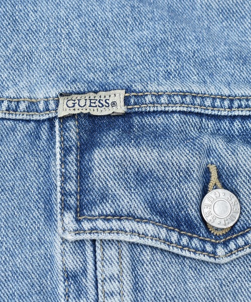 Guess（ゲス）の「【ヴィンテージ古着】90s GUESS/ゲス デニムジャケット USA製（デニムジャケット・メンズ・ブルー・X-LARGE）」の7枚目の写真