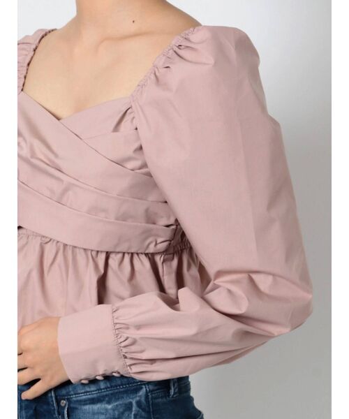 RESEXXY（リゼクシー）の「カシュクールギャザーブラウス（シャツ/ブラウス・レディース・ホワイト/ピンク/ブラック・FREE）」の20枚目の写真
