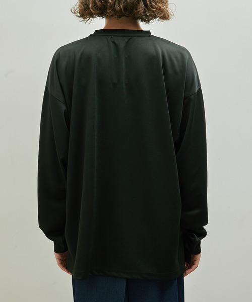 JUNRED（ジュンレッド）の「ハイポンチロングスリーブプルオーバー（Tシャツ/カットソー・メンズ・ライトグレー/ホワイト/ブラック/チャコールグレー/ブルー・S/L/M）」の17枚目の写真