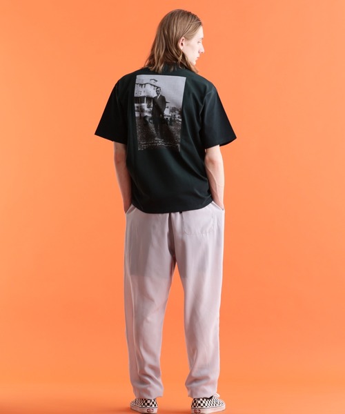 schott（ショット）の「【WEB LIMITED】Schott/ショット/T-SHIRT IRVING SCHOTT/Tシャツ "アーヴィン ショット"（Tシャツ/カットソー・メンズ・ダークグリーン/チャコールグレー/ブラック/ホワイト・L/2XL/M/XL）」の21枚目の写真