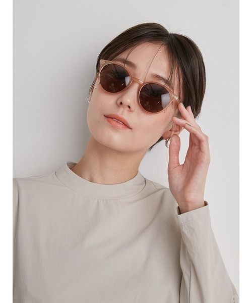 emmi（エミ）の「【emmi atelier】カラーレンズサングラス（サングラス・レディース・クリア/ブラック/ブラウン・FREE）」の10枚目の写真