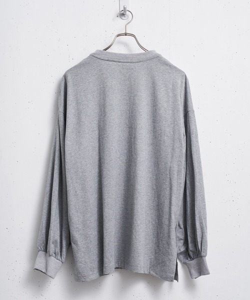 INTER FACTORY（インターファクトリー）の「WEARISTA yan - ボリュームスリーブロンT　made in INTER FACTORY（Tシャツ/カットソー・レディース・イエロー/ホワイト/グレー・FREE）」の12枚目の写真