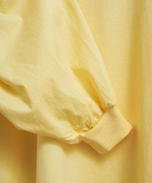 INTER FACTORY（インターファクトリー）の「WEARISTA yan - ボリュームスリーブロンT　made in INTER FACTORY（Tシャツ/カットソー・レディース・イエロー/ホワイト/グレー・FREE）」の17枚目の写真